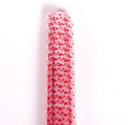 Folia Ozdobna W Gwiazdki Czerwona 54X54 Cm 50Szt