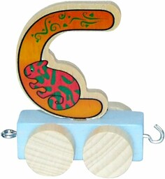 Hess Drewniana zabawka dla niemowląt z literami C,