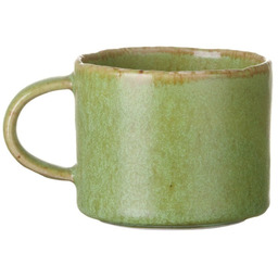 Filiżanka do cappuccino Edenic 200 ml zielona porcelana