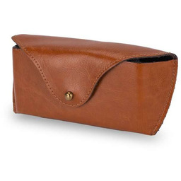 Skórzane etui na okulary Solier SA37 camel