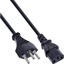 InLine 16652C kabel sieciowy, wtyczka sieciowa szwajcarska