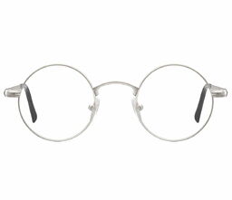 Sunoptic Okulary dziecięce zerówki okrągłe lenonki M5C jasne