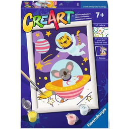 RAVENSBURGER Malowanie po numerach CreArt Wild Animals Kosmiczne