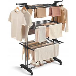 Suszarka Na Pranie XXL Pionowa Wolnostojąca Balkonowa Ogrodowa