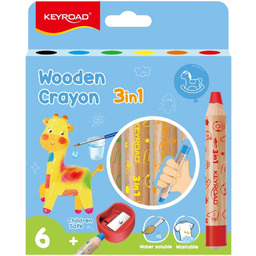 Kredki Świecowe Colorix 3 In 1 Jumbo