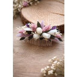 Pakamera Grzebyk do włosów lawendowy