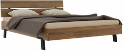 Łóżko dębowe MONA Style orzech 140x200 Soolido Meble