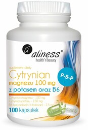 Aliness Cytrynian Magnezu 100 mg z potasem 150
