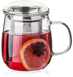 4Home Kubek na herbatę z sitkiem Hot&Cool 330