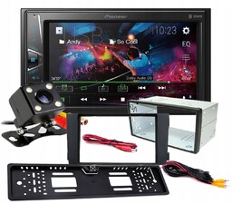 Radio Pioneer 2DIN Kamera Audi A6 2001-2005 Bluetooth