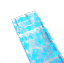 Folia Ozdobna W Serca Niebieska 54X54 Cm 50