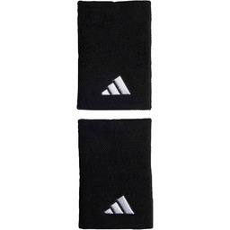adidas Uniseks Tennis Wristband Large, Black/Black/White, M