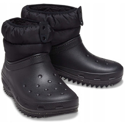 Damskie Ocieplane Śniegowce Buty Zimowe Crocs 36,5