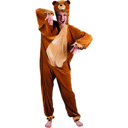 Boland - Kostium niedźwiedzia dla dorosłych, pluszowy kombinezon