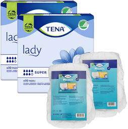 Zestaw Tena Lady, podpaski specjalistyczne, Super, 2 x