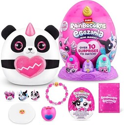 Rainbocorns Eggzania Mini Mania, Panda, by ZURU Plush
