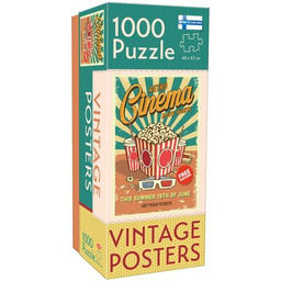TACTIC Puzzle Vintage Posters Kino Retro 59212 (1000