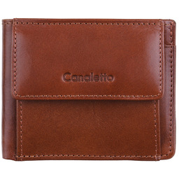 Mały skórzany portfel Canaletto elegancja, funkcjonalność i ochrona