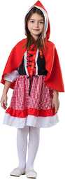 Dress Up America Kostium czerwony kapturek dla dzieci