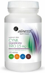 Aliness Cynk organiczny Trio 5 mg - 100