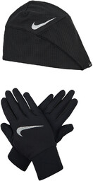 Zestaw Czapka i Rękawiczki Nike N1000594 Czarny