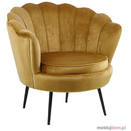 Fotel LC-032-1 BLACK Curry