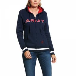 ARIAT Bluza damska LOGO FULL ZIP SS20 -