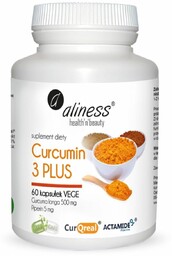 Aliness Curcumin 3 Plus z piperyna 500 mg