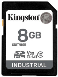 Kingston Industrial SDHC 8GB Class 10 A1 pSLC