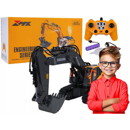 interaktywna KOPARKA DLA DZIECI sterowana funkcja dymu RUCHOME