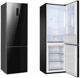 Lodówka Amica FK3356.4GBDF Total NoFrost LED 322l Ciemne