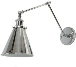 KINKIET LAMPA ŚCIENNA LOFT CHROM RUBI W2
