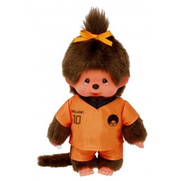 Monchhichi - Pluszowa małpka 20cm, piłkarka holenderska