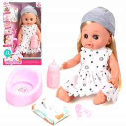 Interaktywna Laleczka Bobas 31 CM Mówi Śpiewa Nocnik