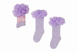 Mama''s Feet- Tutu Fiołek, podkolanówki dla dziewczynki, podkolanówki