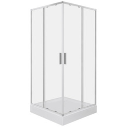 Kabina prysznicowa kwadratowa z brodzikiem 100x100 SQ Solid