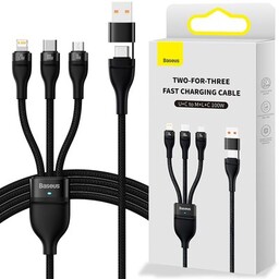 Kabel przewód USB, USB-C 3w1 - USB-C, micro