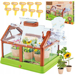 Mini Szklarnia Zestaw Diy Uprawy Roślin Dzieci Edukacyjny