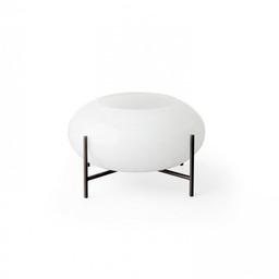 Menu ECHASSE Świecznik Tealight - Czarny z Kloszem