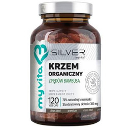 MyVita SILVER Krzem organiczny 300mg, 120 kapsułek