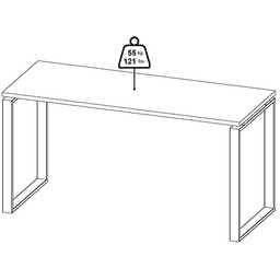 Blat do biurka jackson hickory 150 x 60