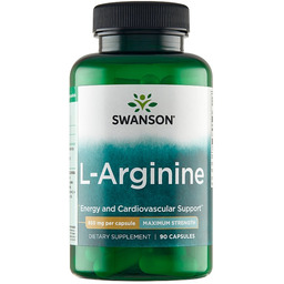 Swanson L-arginina forte 850mg 90 kaps