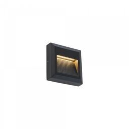 Sidewalk Square Led Black - Nowodvorski - kinkiet