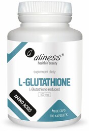 Aliness L-Glutation zredukowany 500 mg - 100 wege