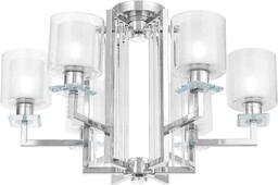 LAMPA SUFITOWA PLAFON NOWOCZESNA CHROM MANHATTAN W6