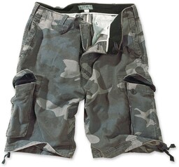 spodnie bojówki krótkie VINTAGE NIGHT CAMO-S