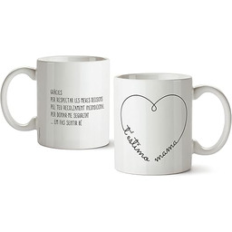 Mopec G471.2 Kubek Ceramiczny "T Estimo Mama" Serce,