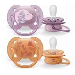 AVENT Ultra Soft Miękki smoczek uspokajający ortodontyczny 6-18m