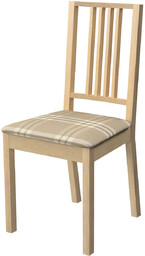 Pokrowiec na siedzisko Börje, krata beżowa, siedzisko Börje,