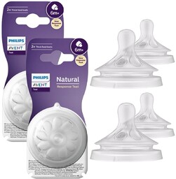 2x Smoczek do butelki Philips Avent SCY966/02